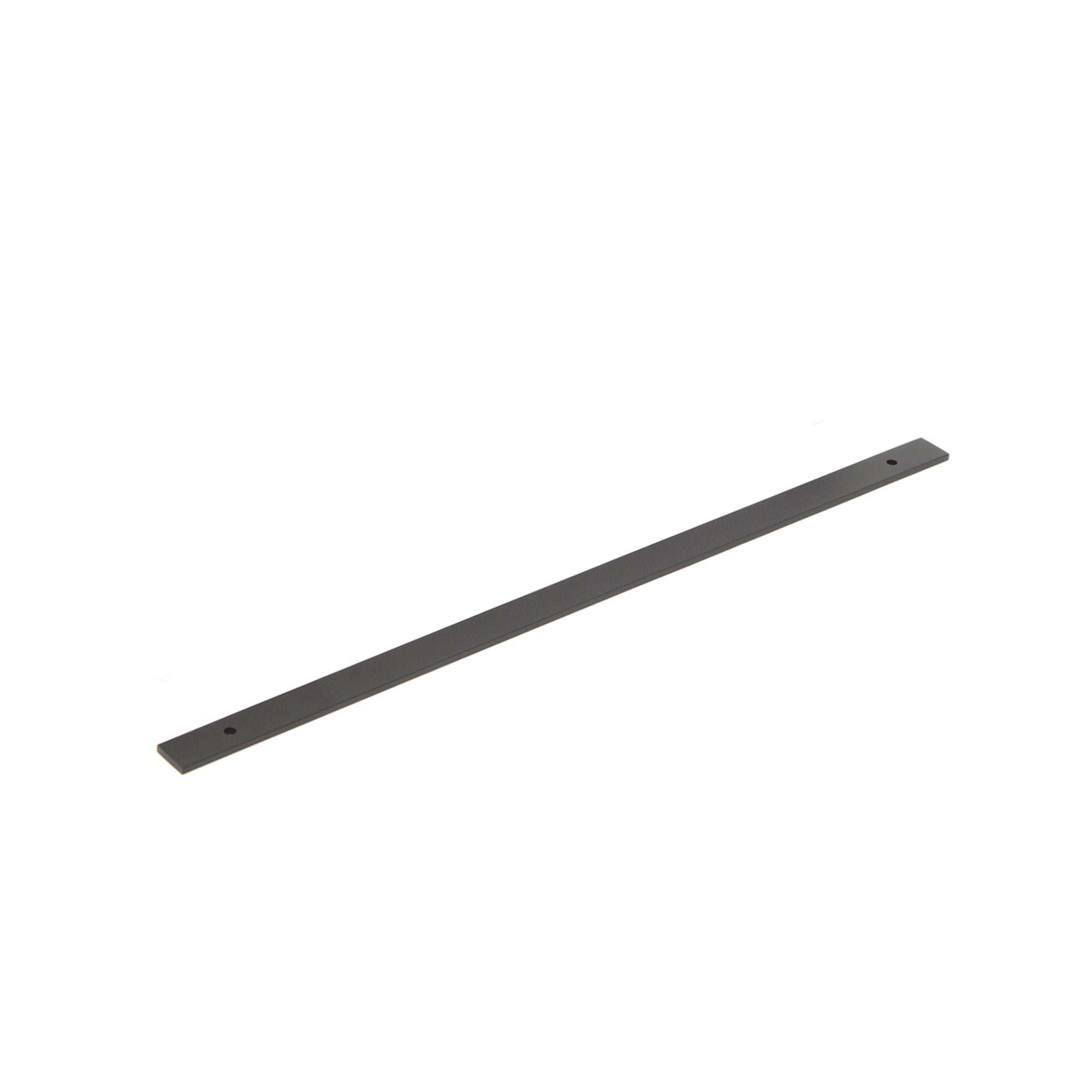Bellevue 320mm Solid Brass Plain Backplate Matt Black