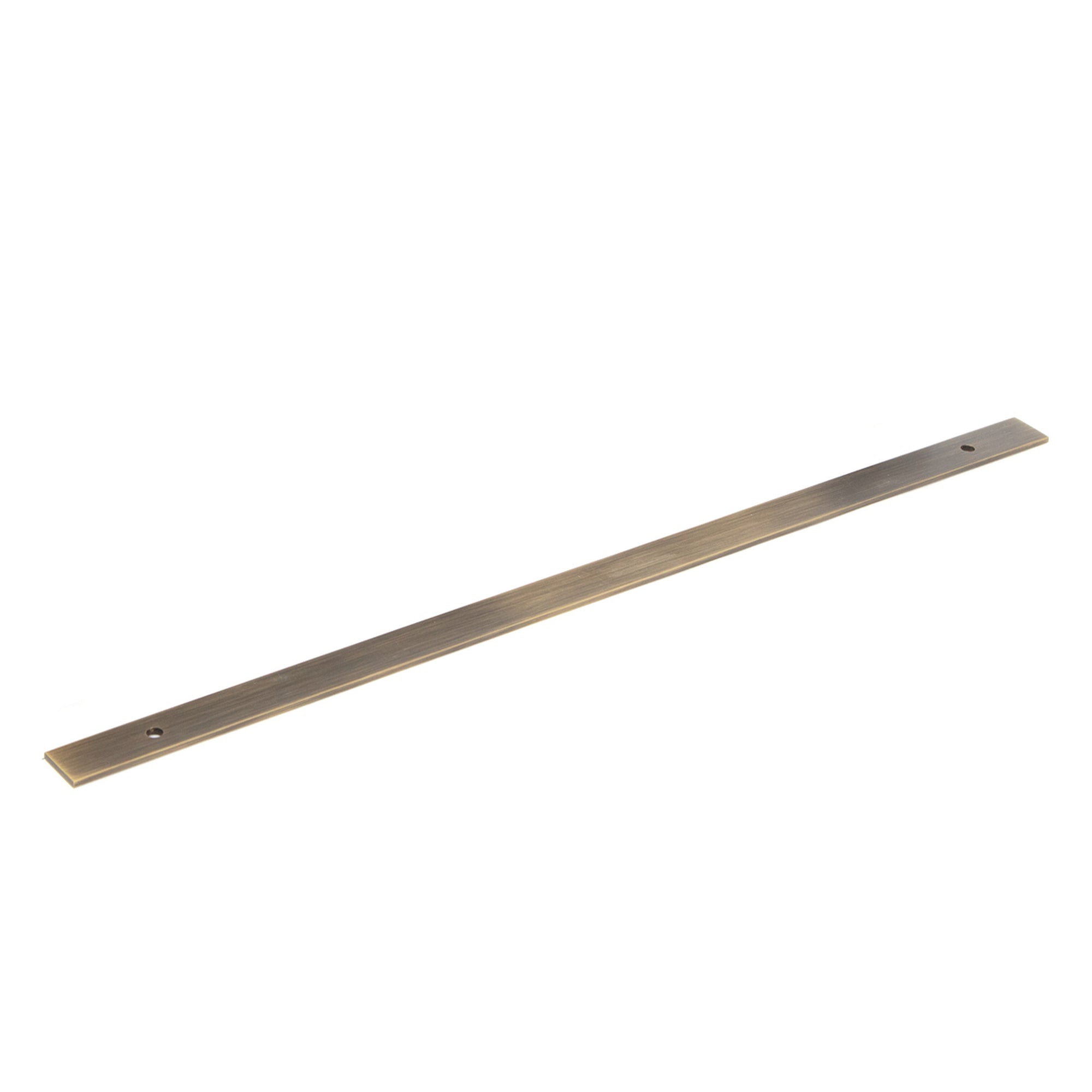 Bellevue 416mm Solid Brass Plain Backplate Dark Brushed Brass