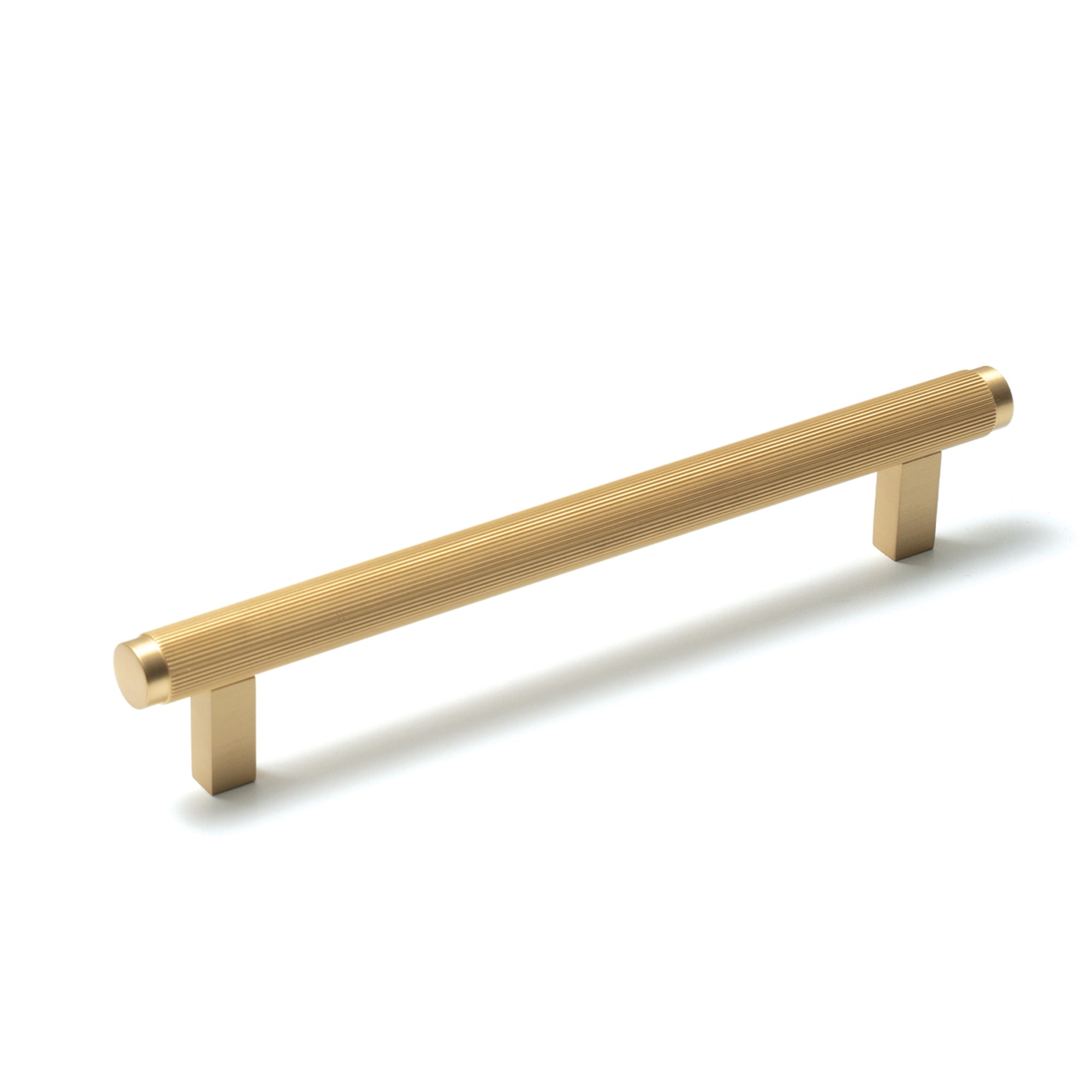 Bellevue 160mm Solid Brass Lined Bar Pull Brushed Satin Brass