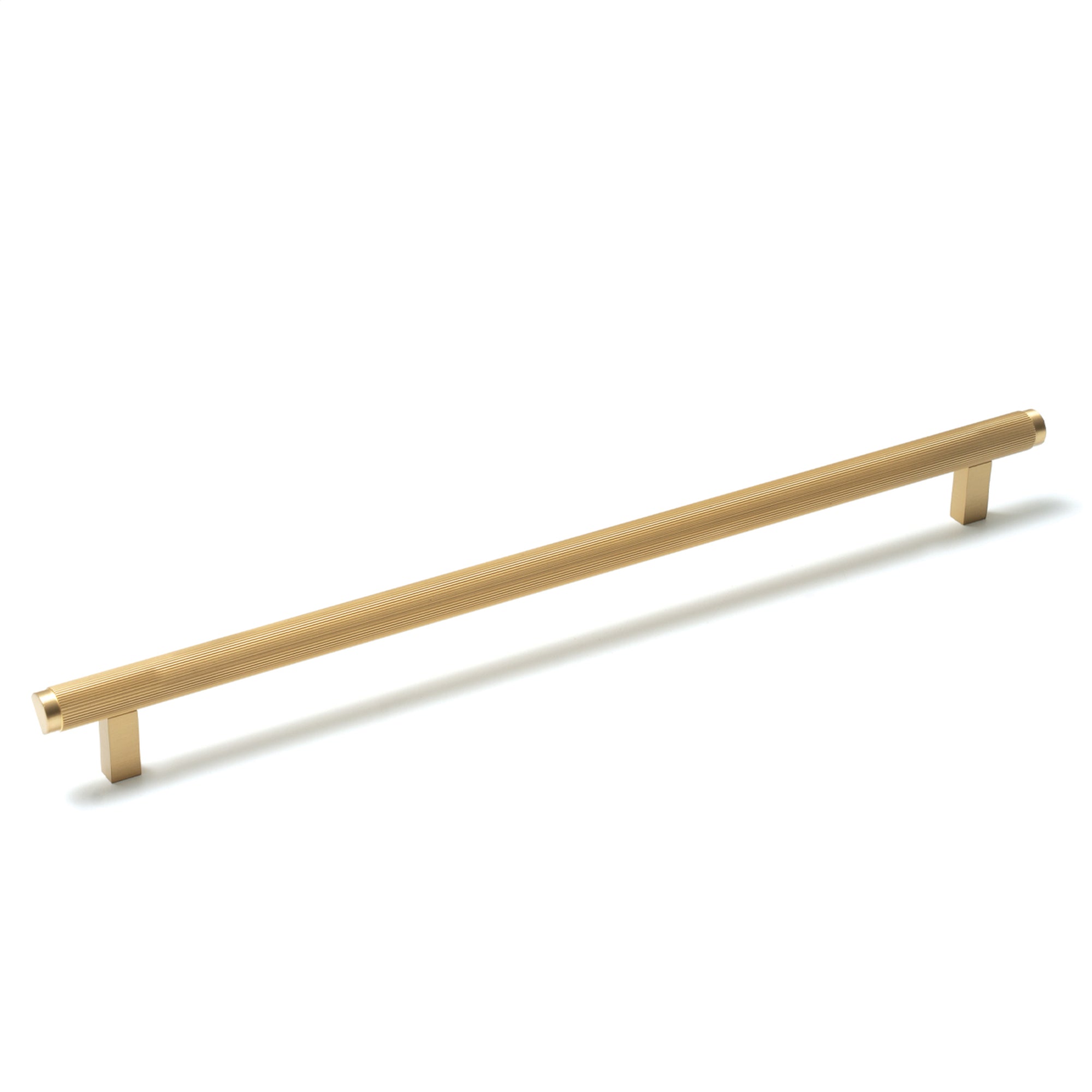 Bellevue 320mm Solid Brass Lined Bar Pull Brushed Satin Brass