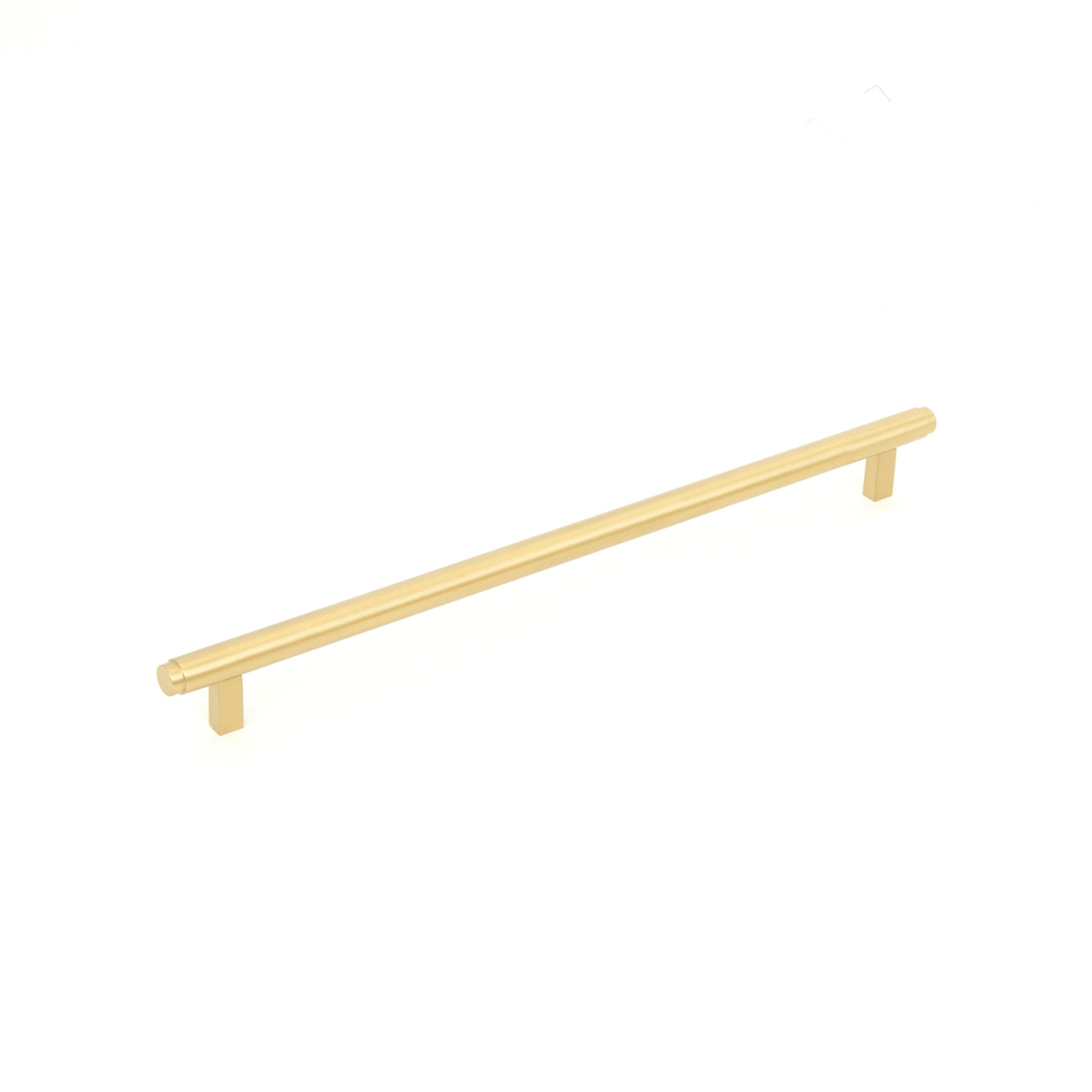 Bellevue 320mm Solid Brass Plain Bar Pull Brushed Satin Brass