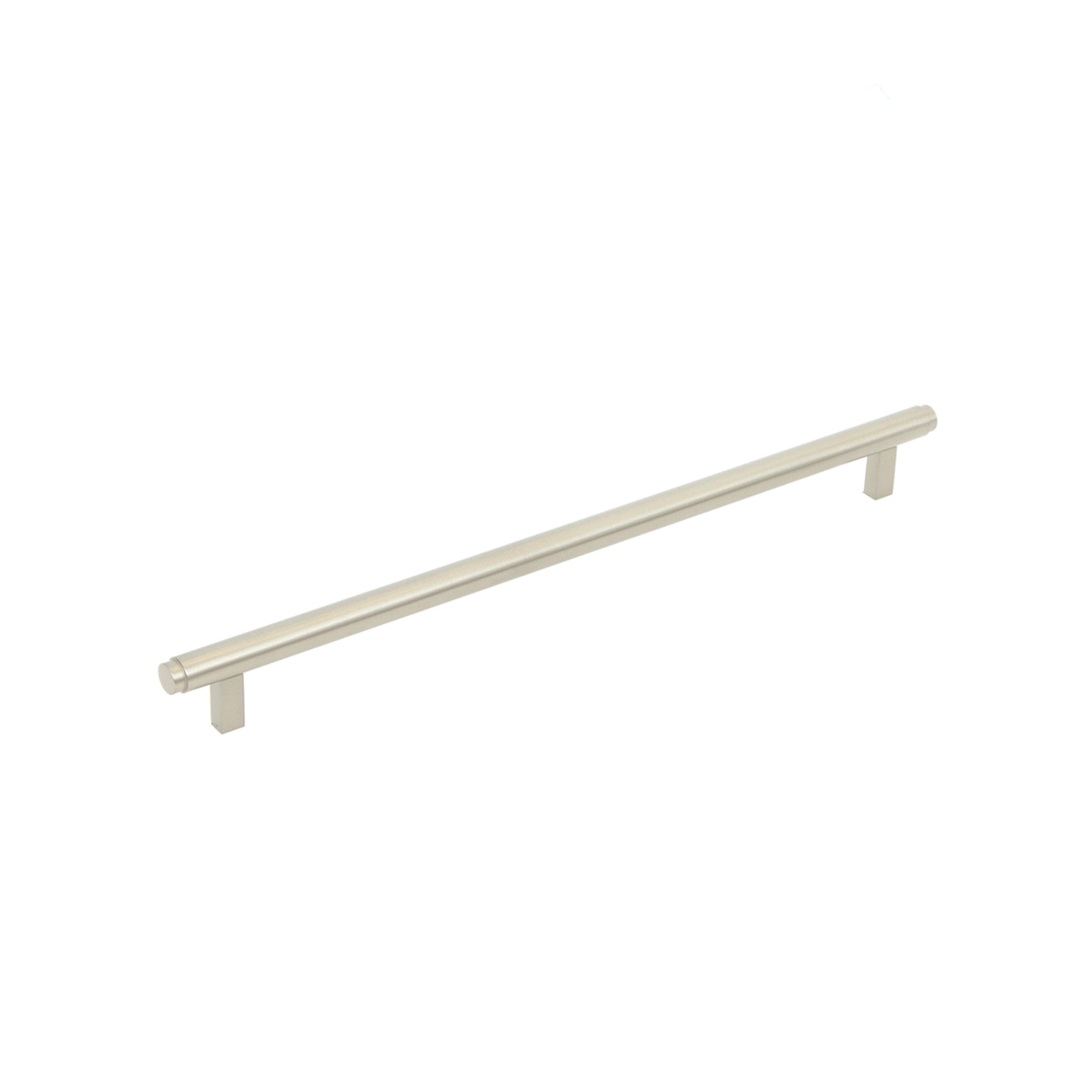 Bellevue 320mm Solid Brass Plain Bar Pull Dull Brushed Nickel