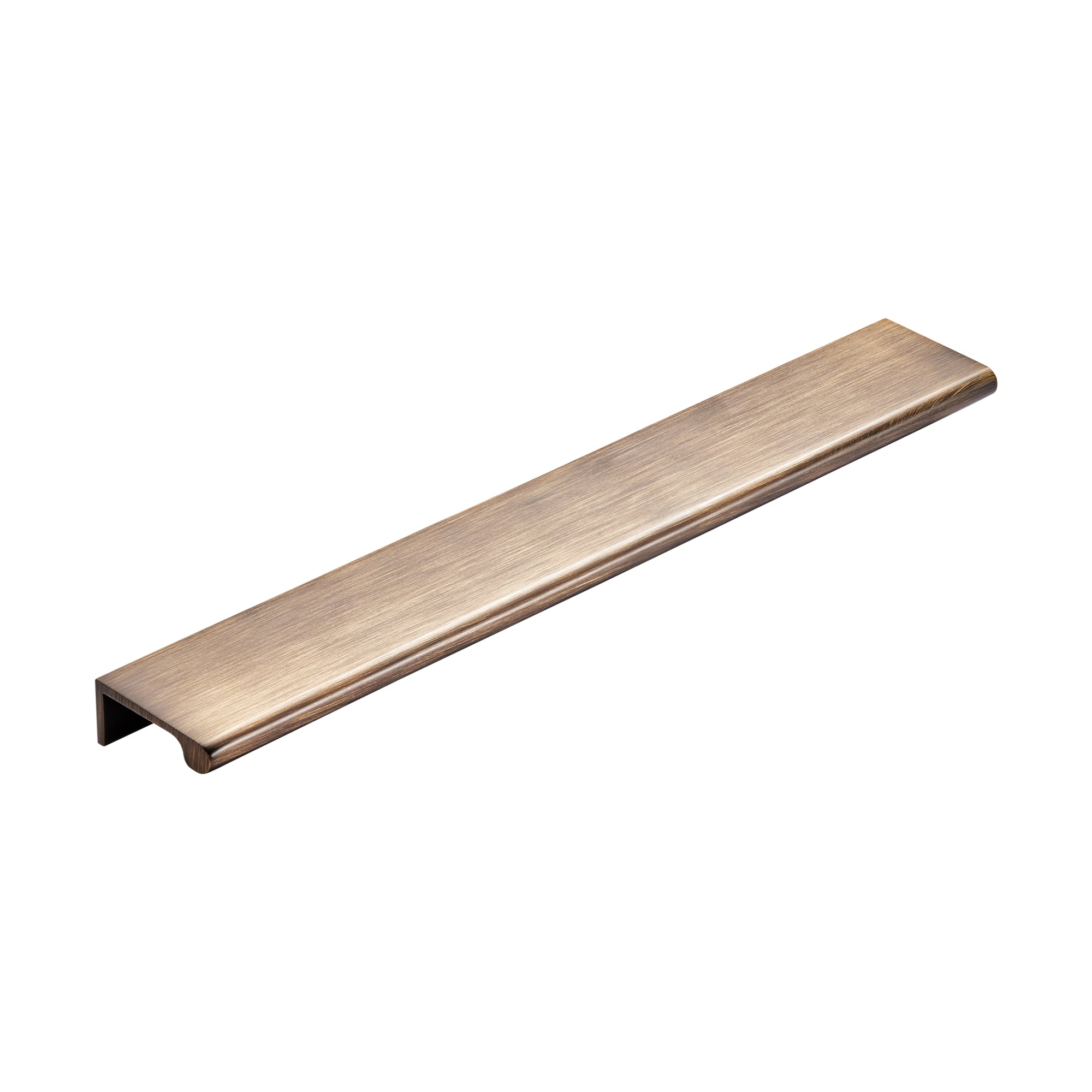 Momo Handles Chelsea Solid Brass Lip Pull Handle 256mm Bronze
