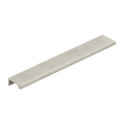 Momo Handles Chelsea Solid Brass Lip Pull Handle 256mm Dull Brushed Nickel