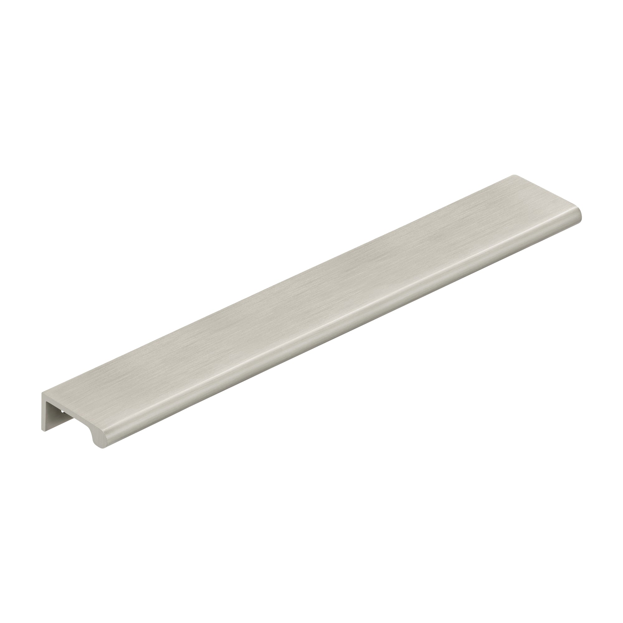 Momo Handles Chelsea Solid Brass Lip Pull Handle 256mm Dull Brushed Nickel