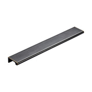 Momo Handles Chelsea Solid Brass Lip Pull Handle 256mm Dark Bronze