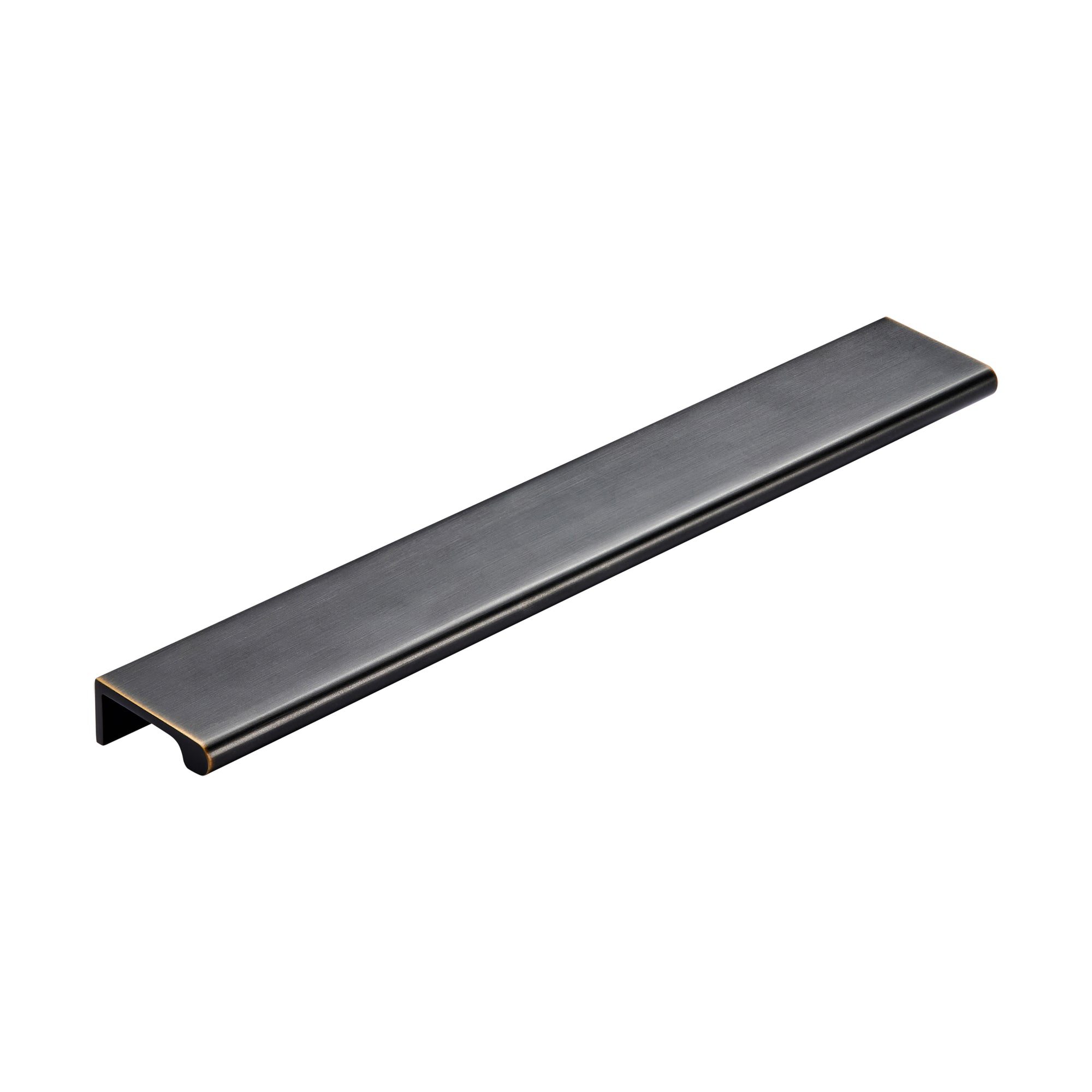 Momo Handles Chelsea Solid Brass Lip Pull Handle 256mm Dark Bronze