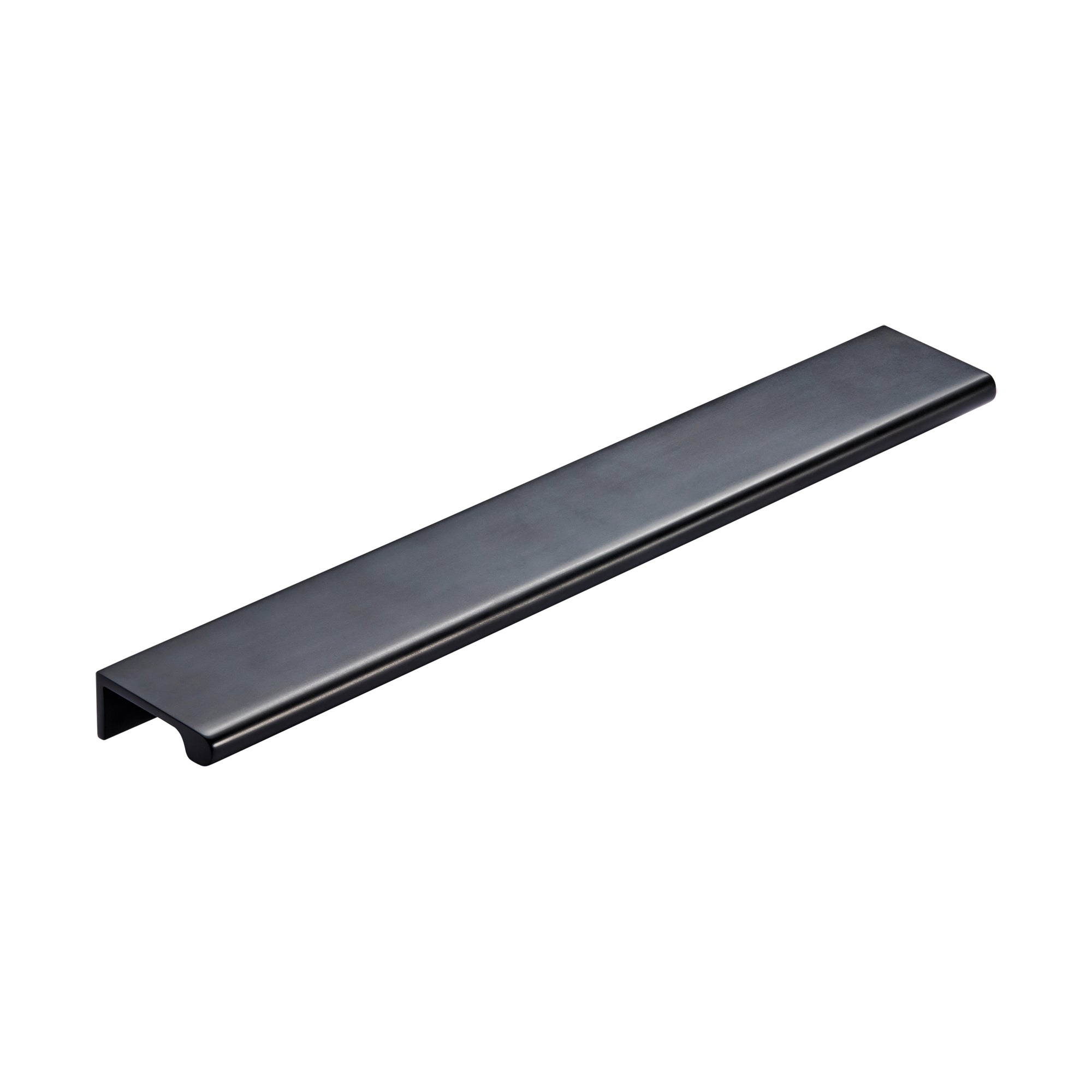 Momo Handles Chelsea Solid Brass Lip Pull Handle 256mm Matt Black