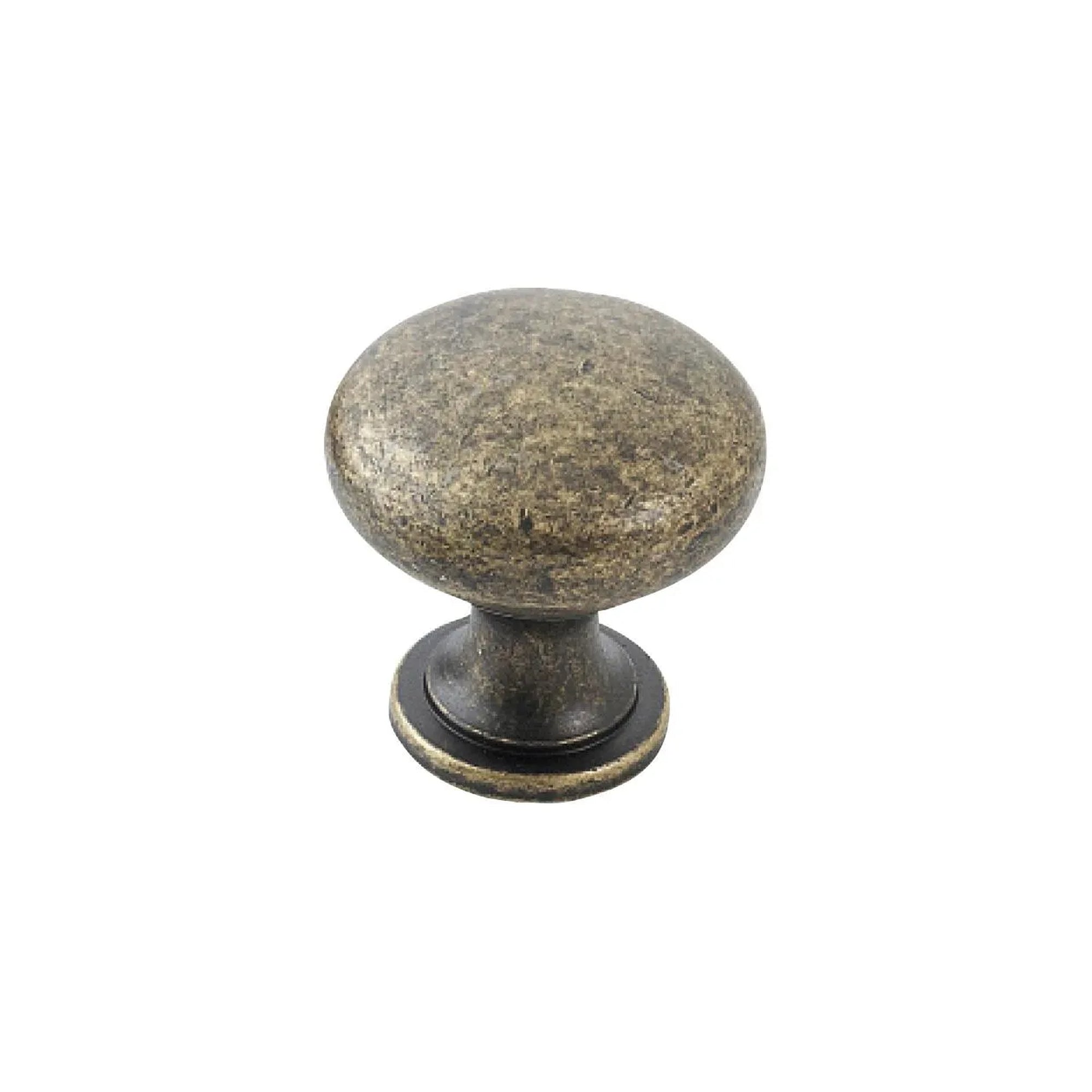 Florencia Plain Knob 29mm Antique Brass