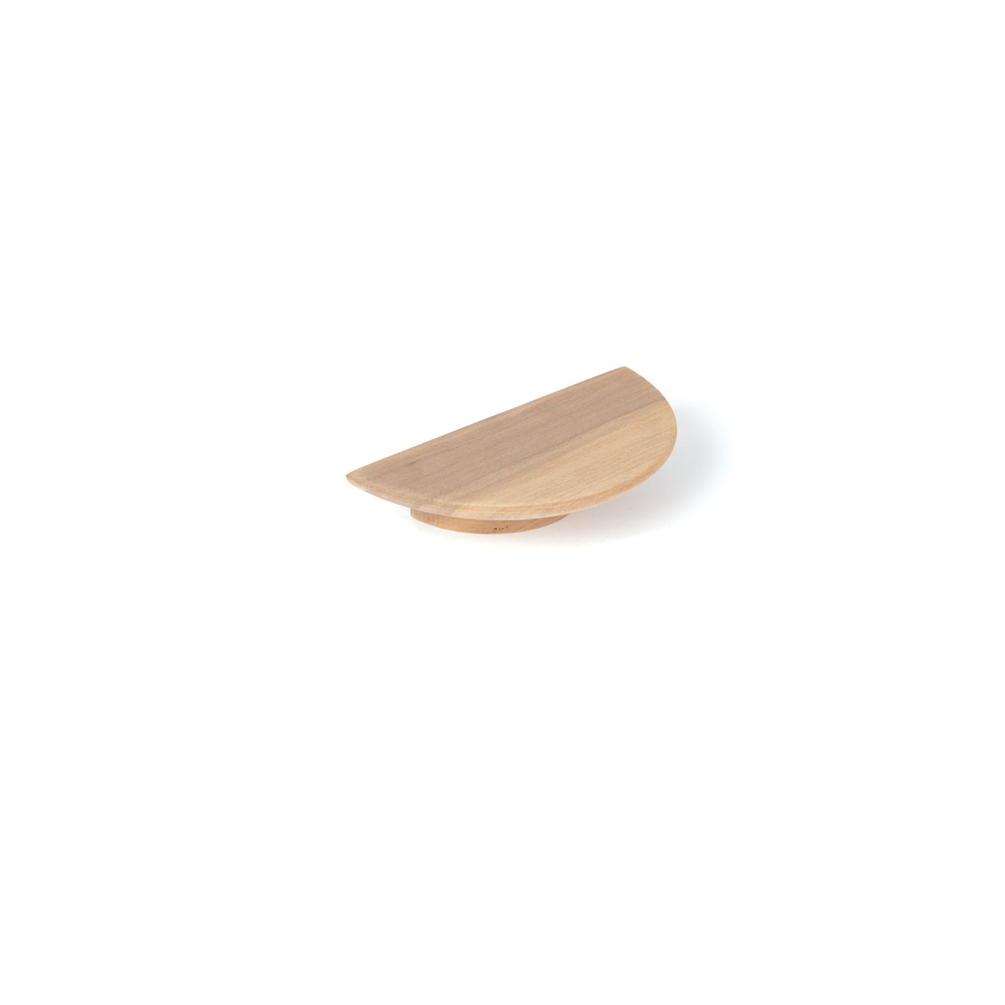 Daintree Half Round Timber Handle 100mm Walnut Raw