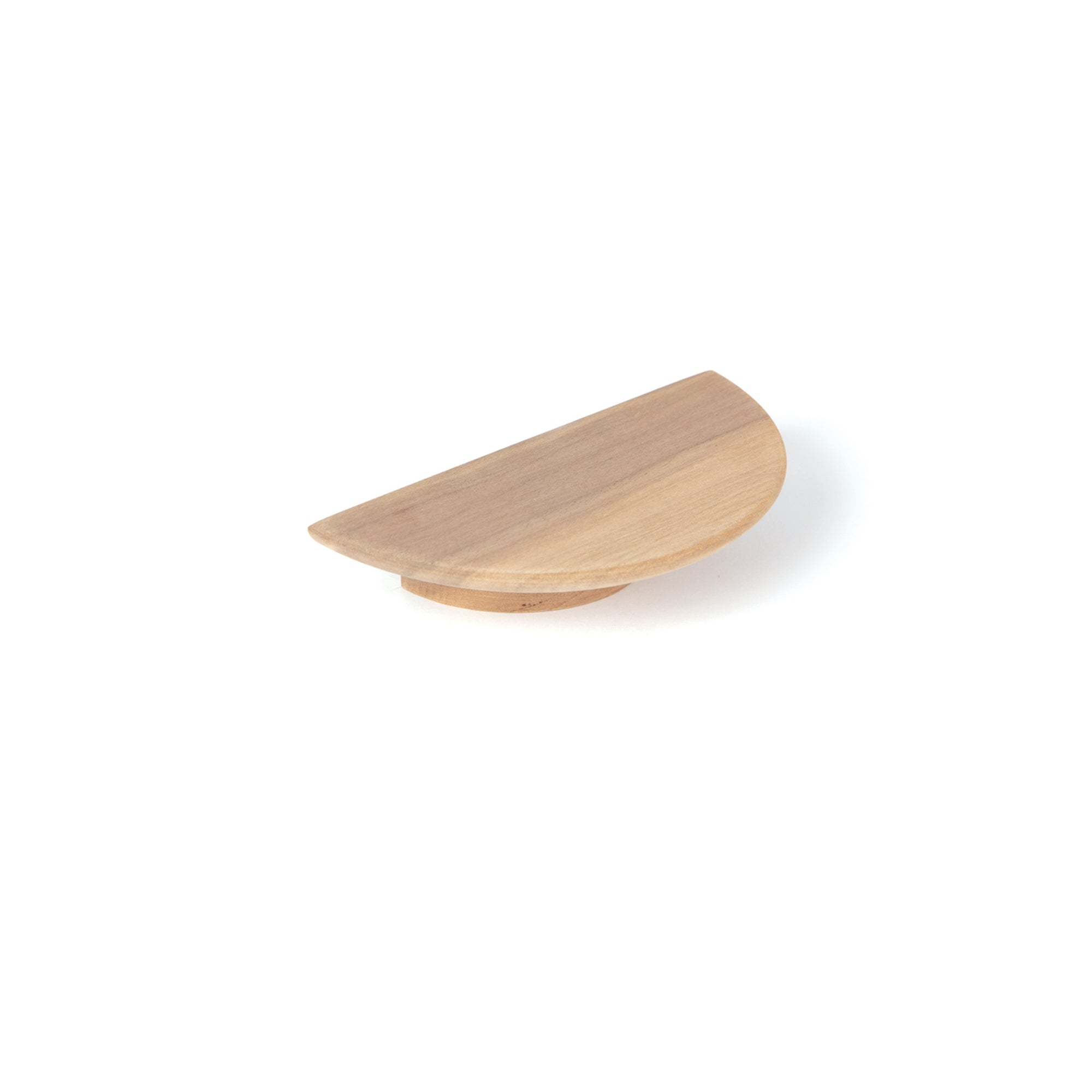 Daintree Half Round Timber Handle 150mm Walnut Raw
