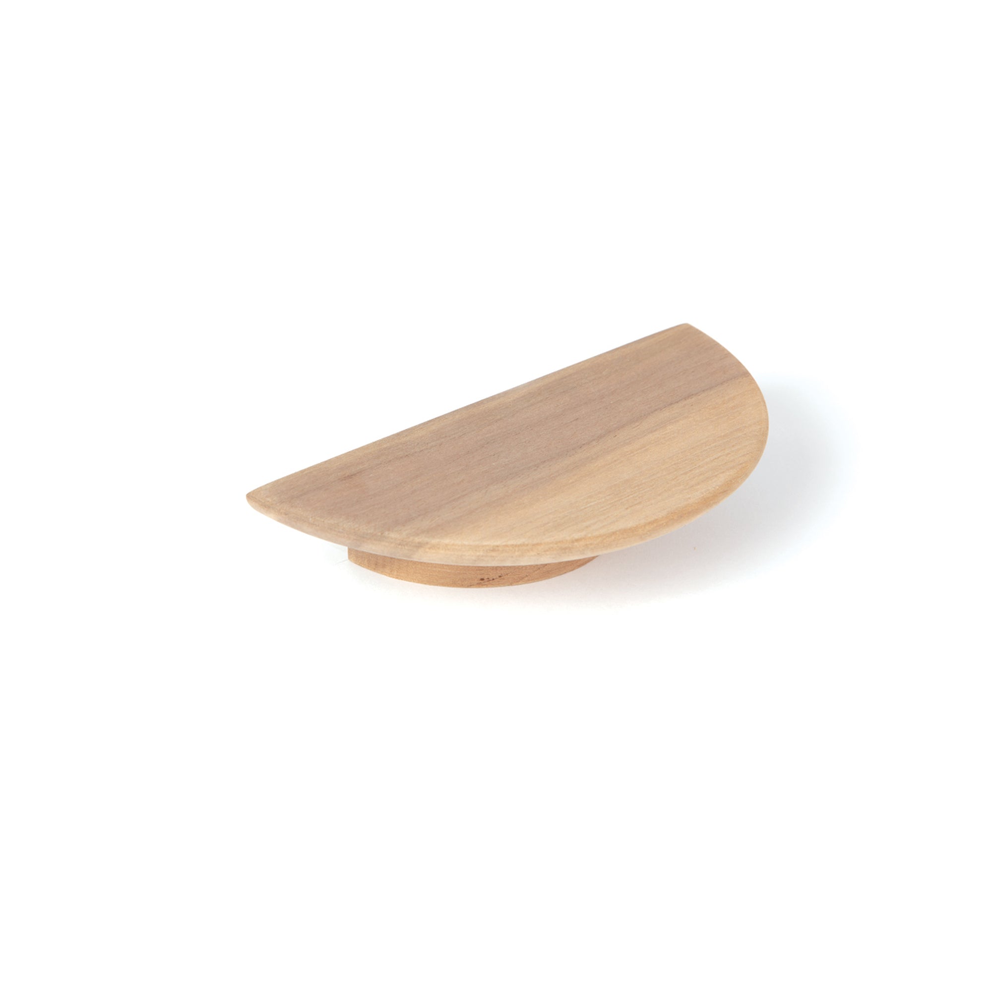 Daintree Half Round Timber Handle 200mm Walnut Raw