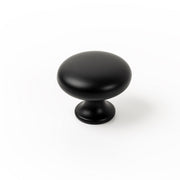 Duke Round Knob 31mm Matt Black