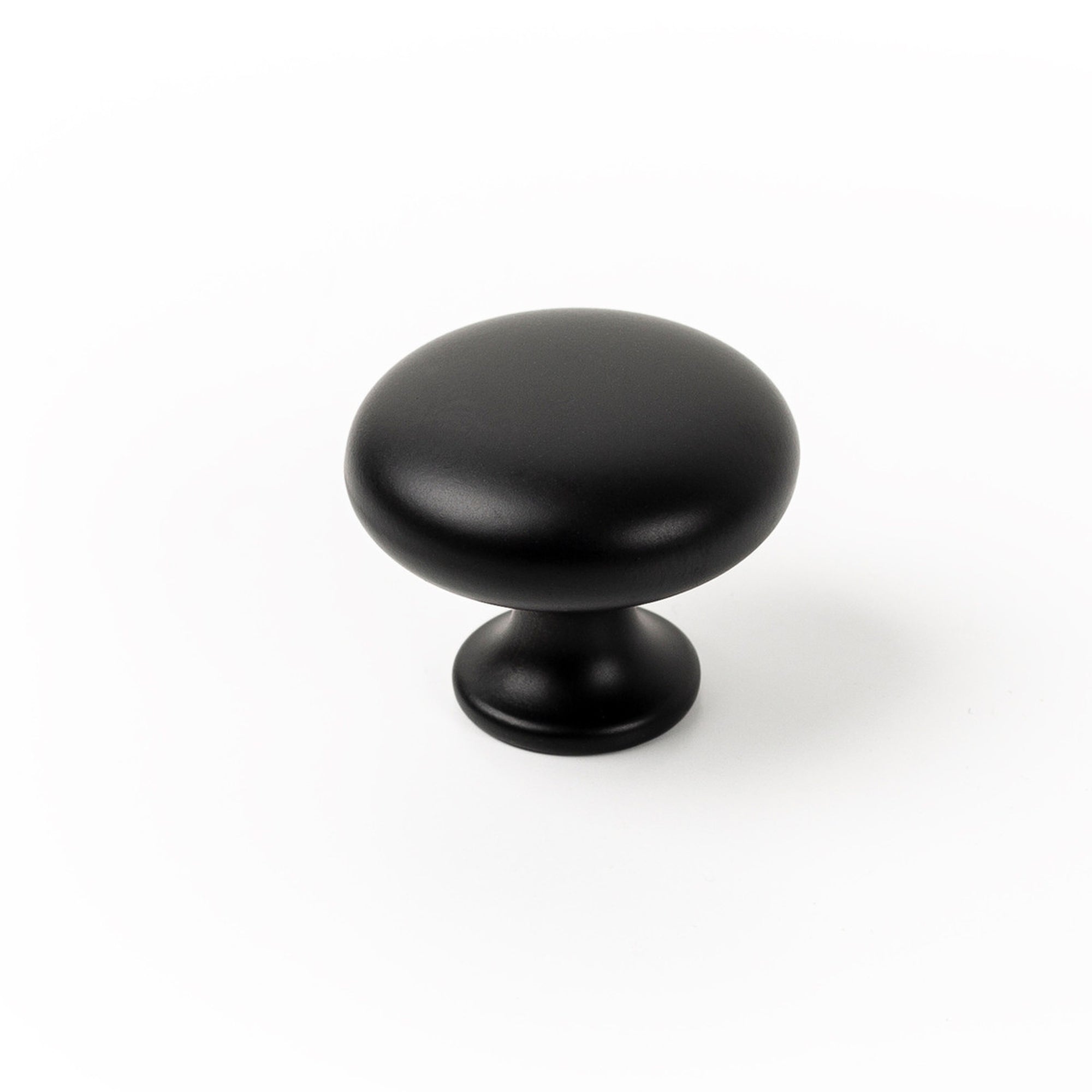 Duke Round Knob 31mm Matt Black