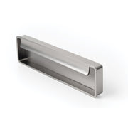 Fold Flush Pull Handle 128mm Brushed Nickel