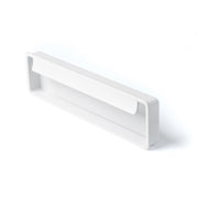 Fold Flush Pull Handle 128mm Matt White