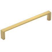 Dallas D Handle 160mm Brushed Matt Brass
