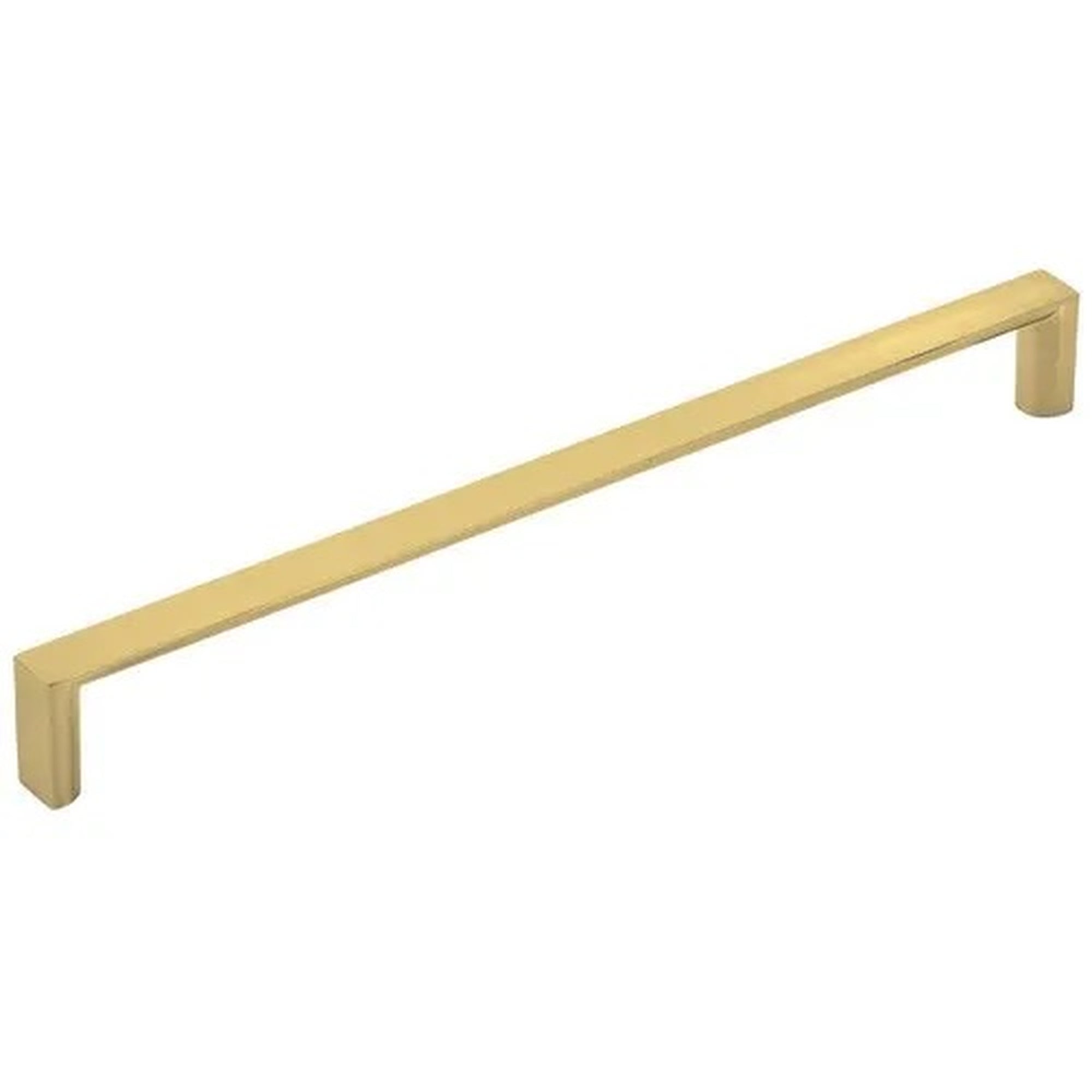 Dallas D Handle 192mm Brushed Matt Brass