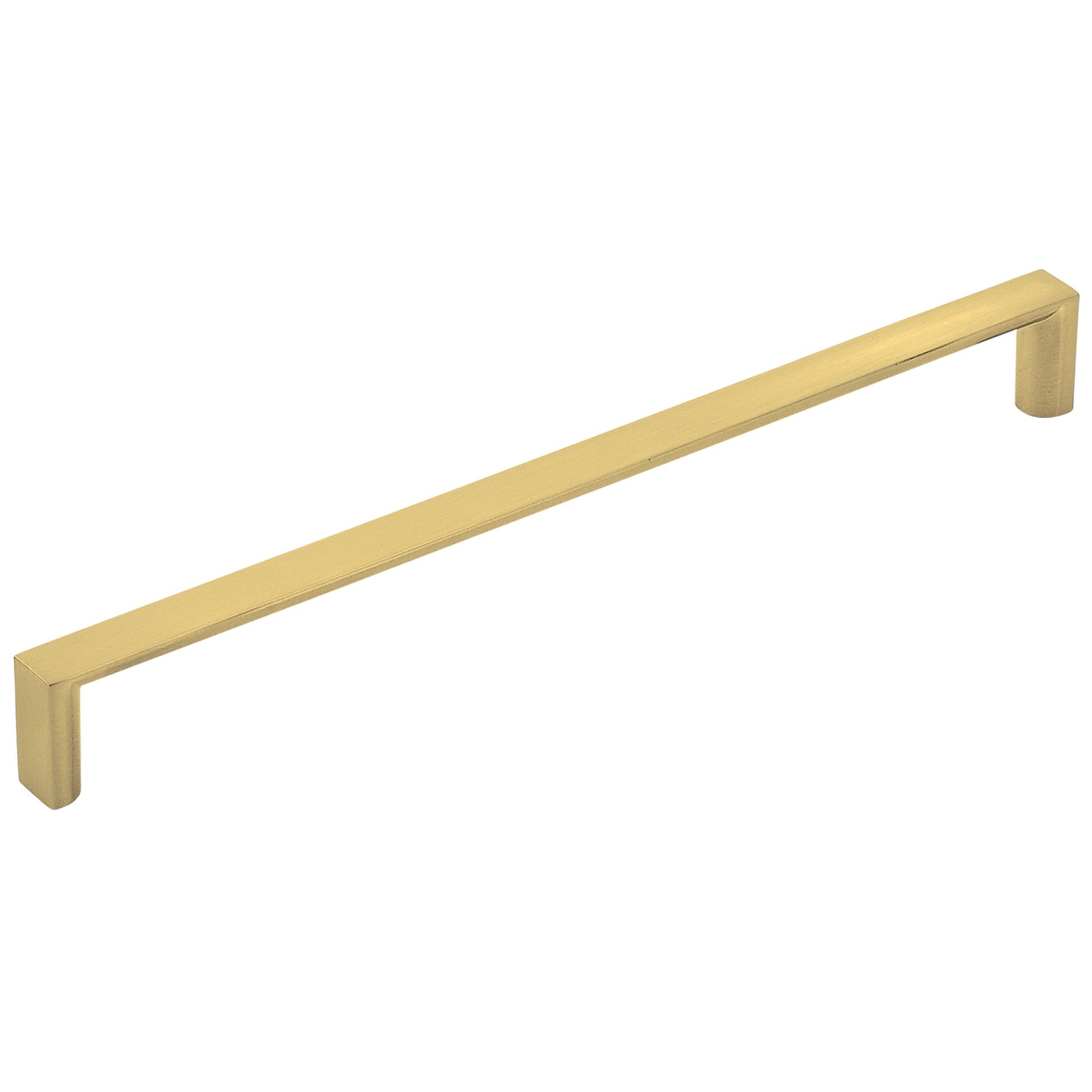 Dallas D Handle 224mm Brushed Matt Brass