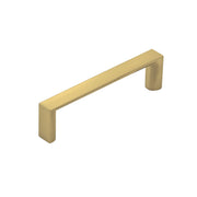 Dallas D Handle 96mm Brushed Matt Brass