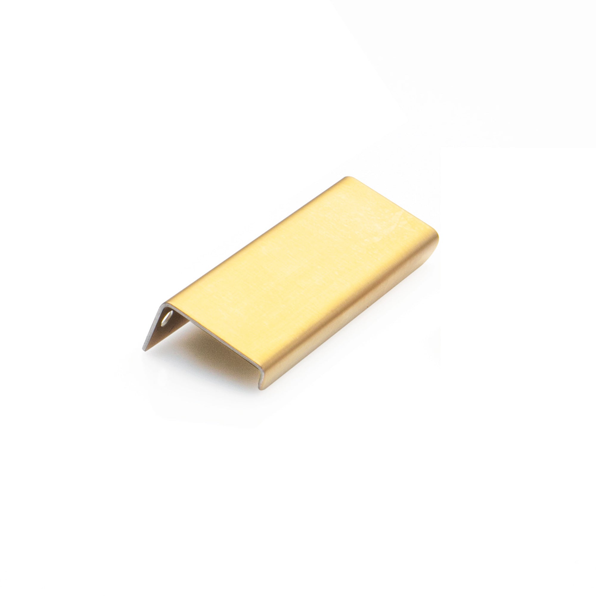 Ferrara Lip Pull 100mm Brushed Brass