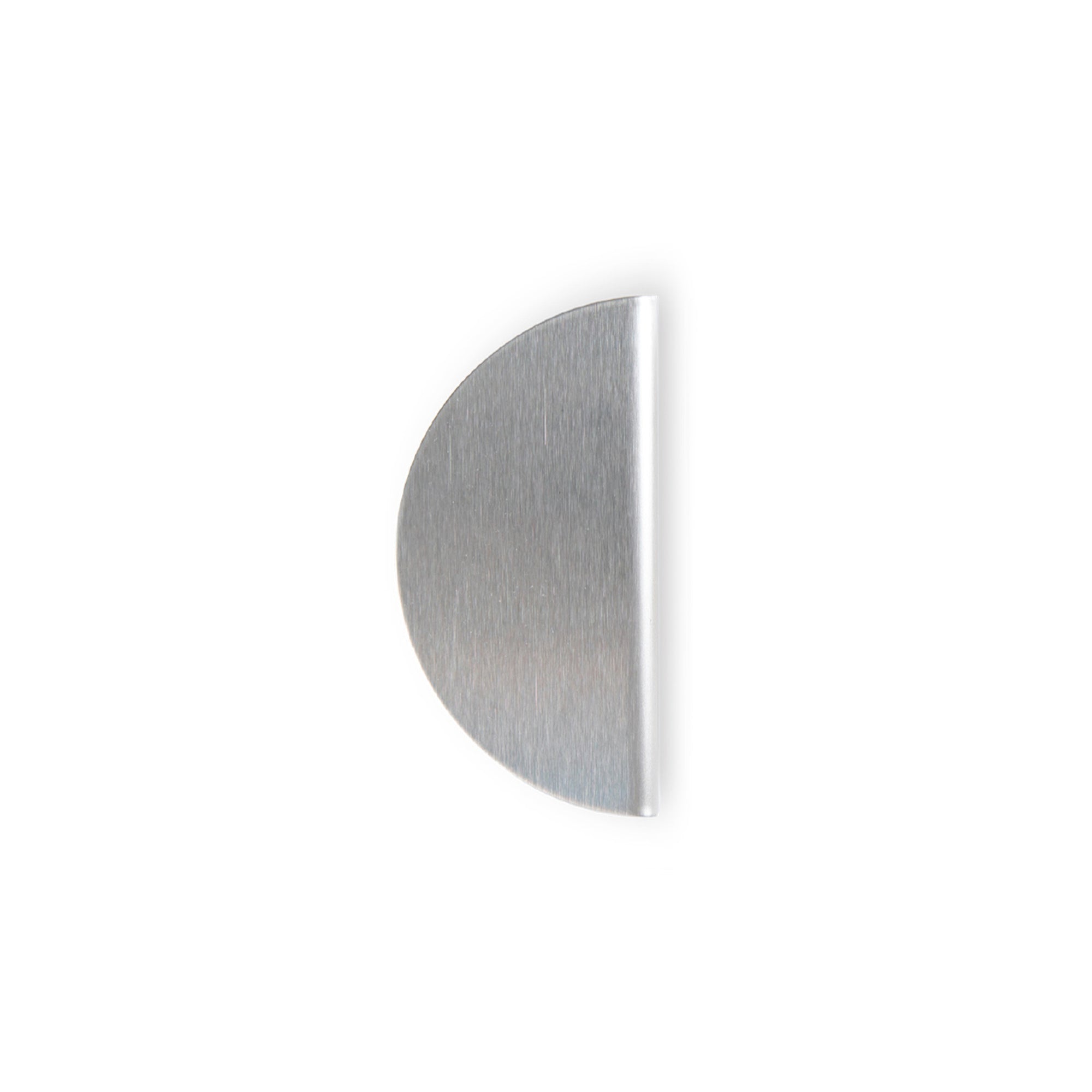 Sola Half Round Lip Pull - 80mm Stainless Steel