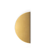Sola Half Round Lip Pull - 120mm Brushed Brass
