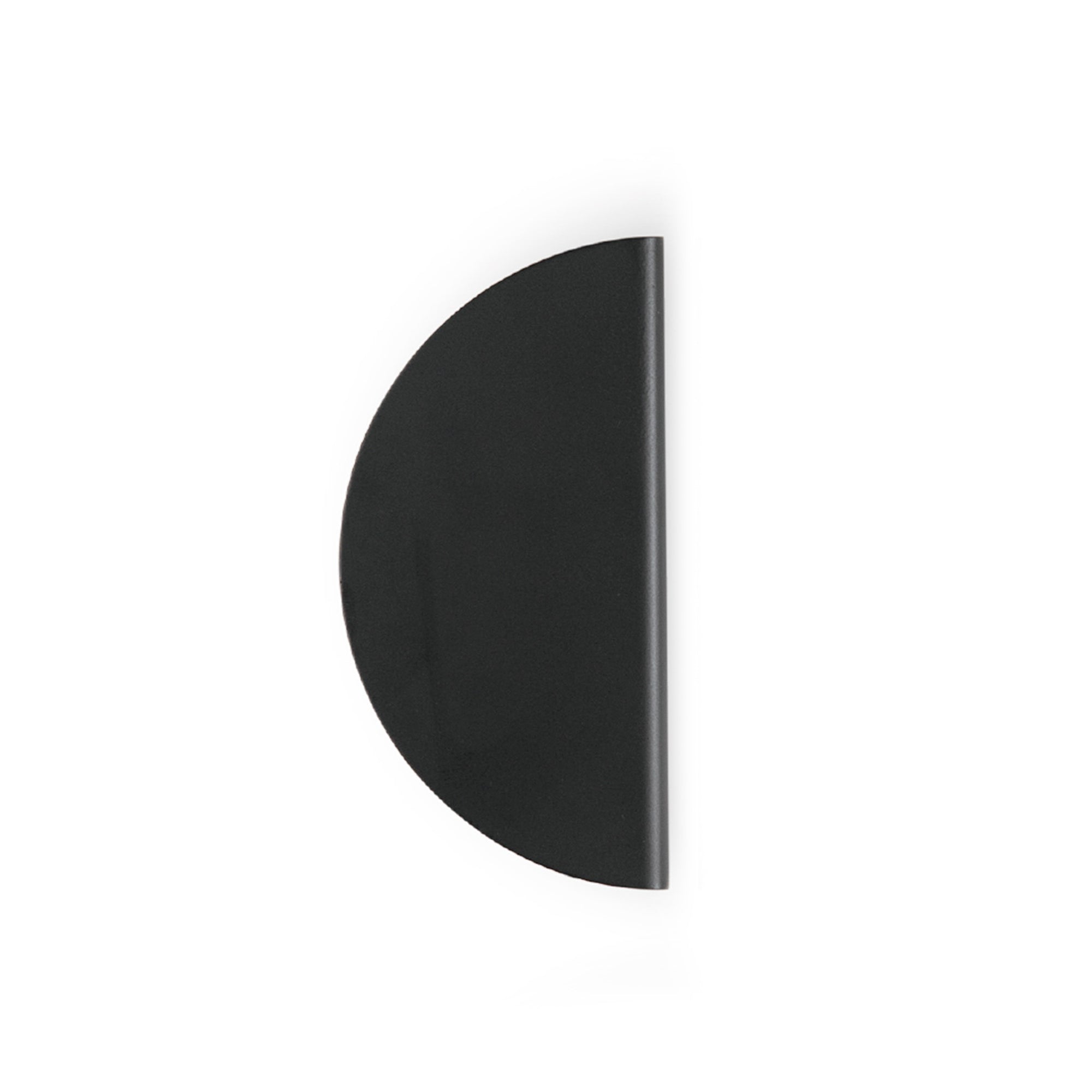 Sola Half Round Lip Pull - 120mm Matt Black