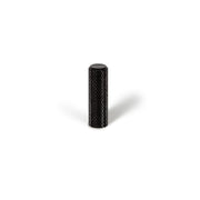 Graf Knurled Cylinder Knob 10mm Brushed Black