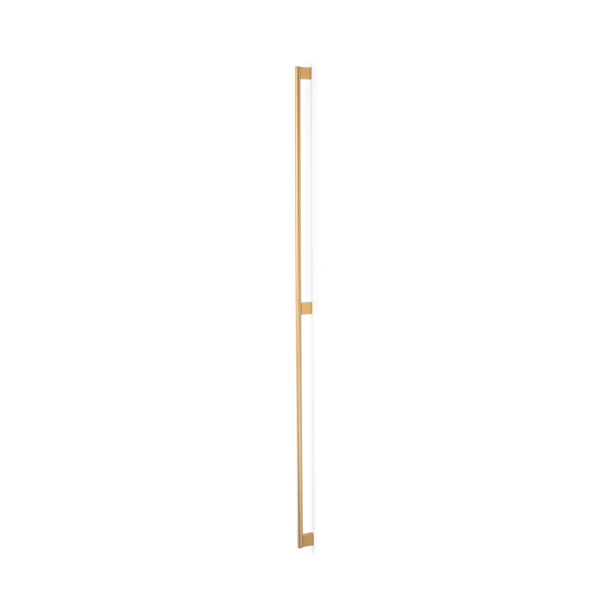 Graf Knurled D Handle 1178mm Brushed Dark Brass