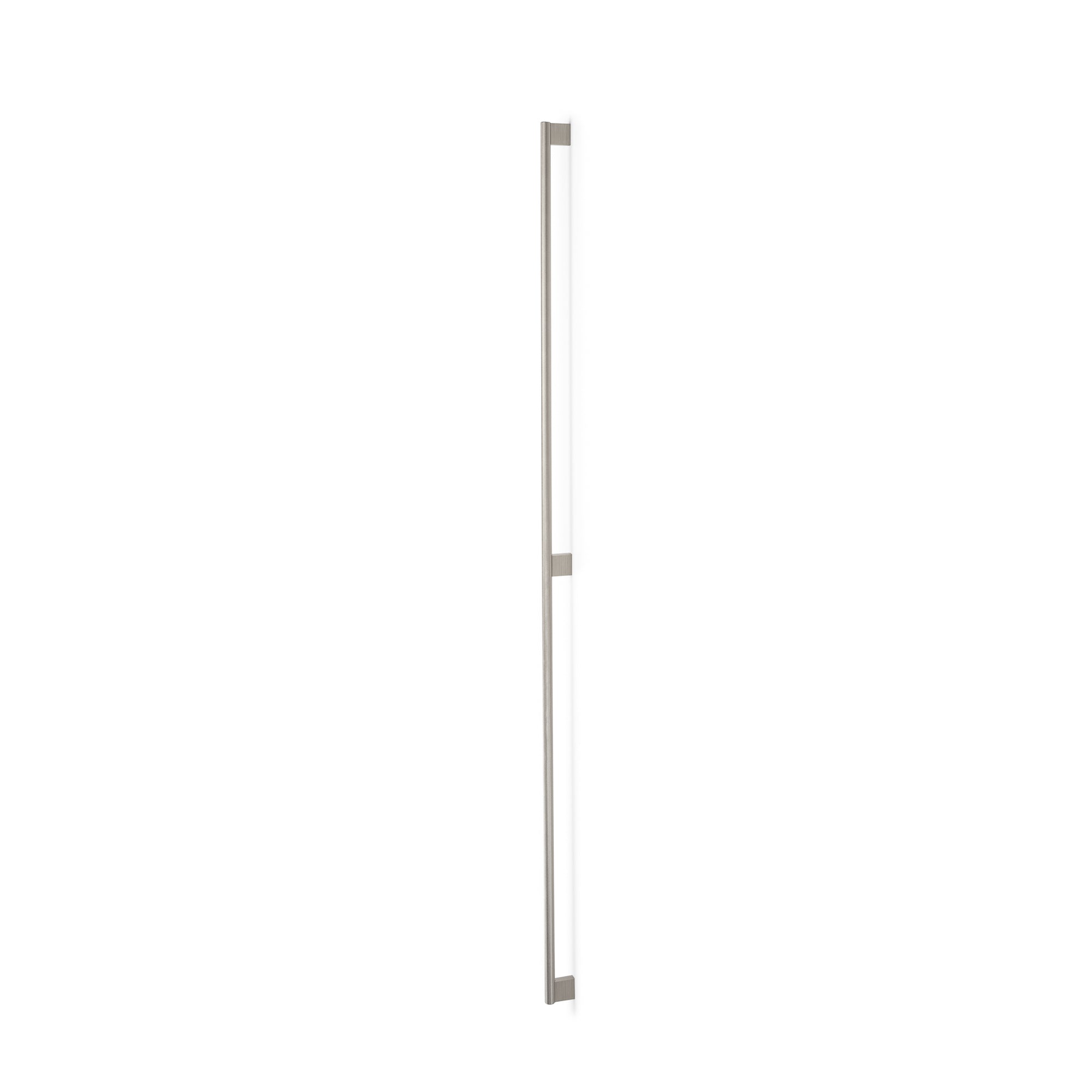 Graf Knurled D Handle 1178mm Dull Brushed Nickel