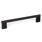 Graf Knurled D Handle 160mm Brushed Black