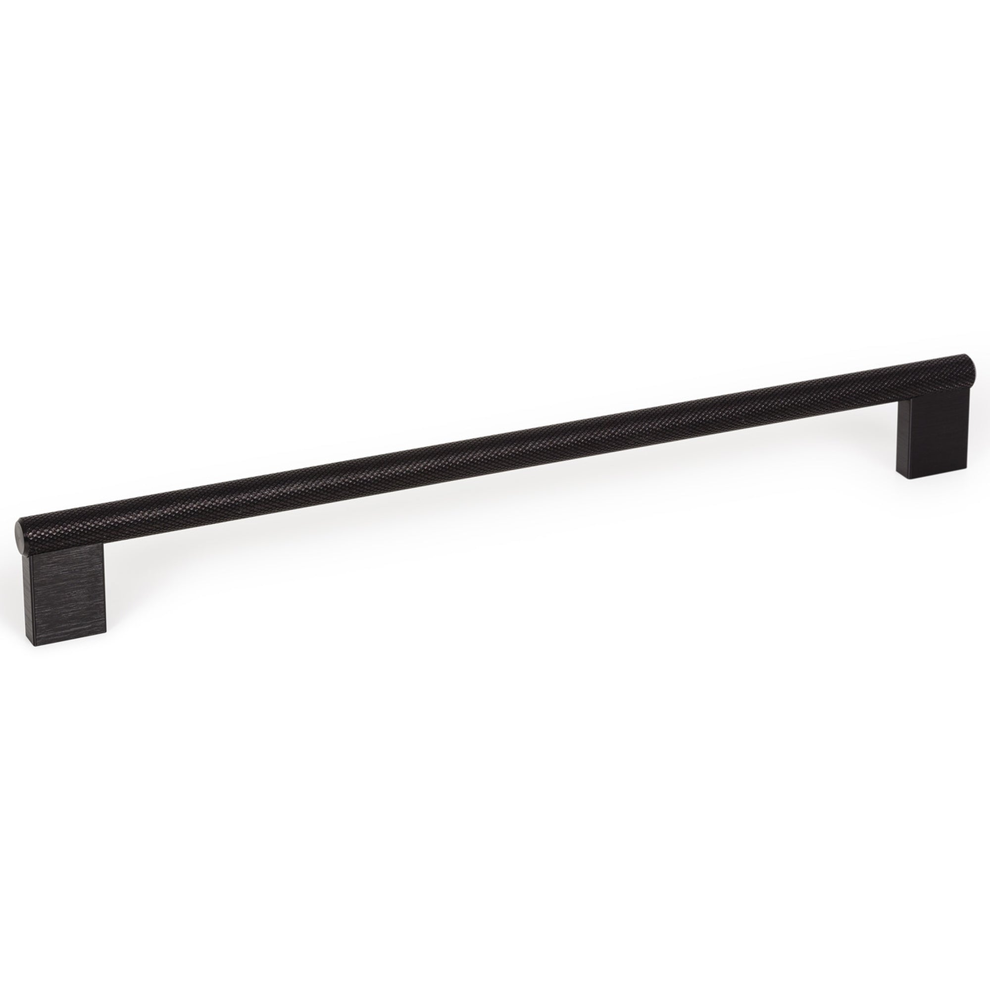 Graf Knurled D Handle 256mm Brushed Black