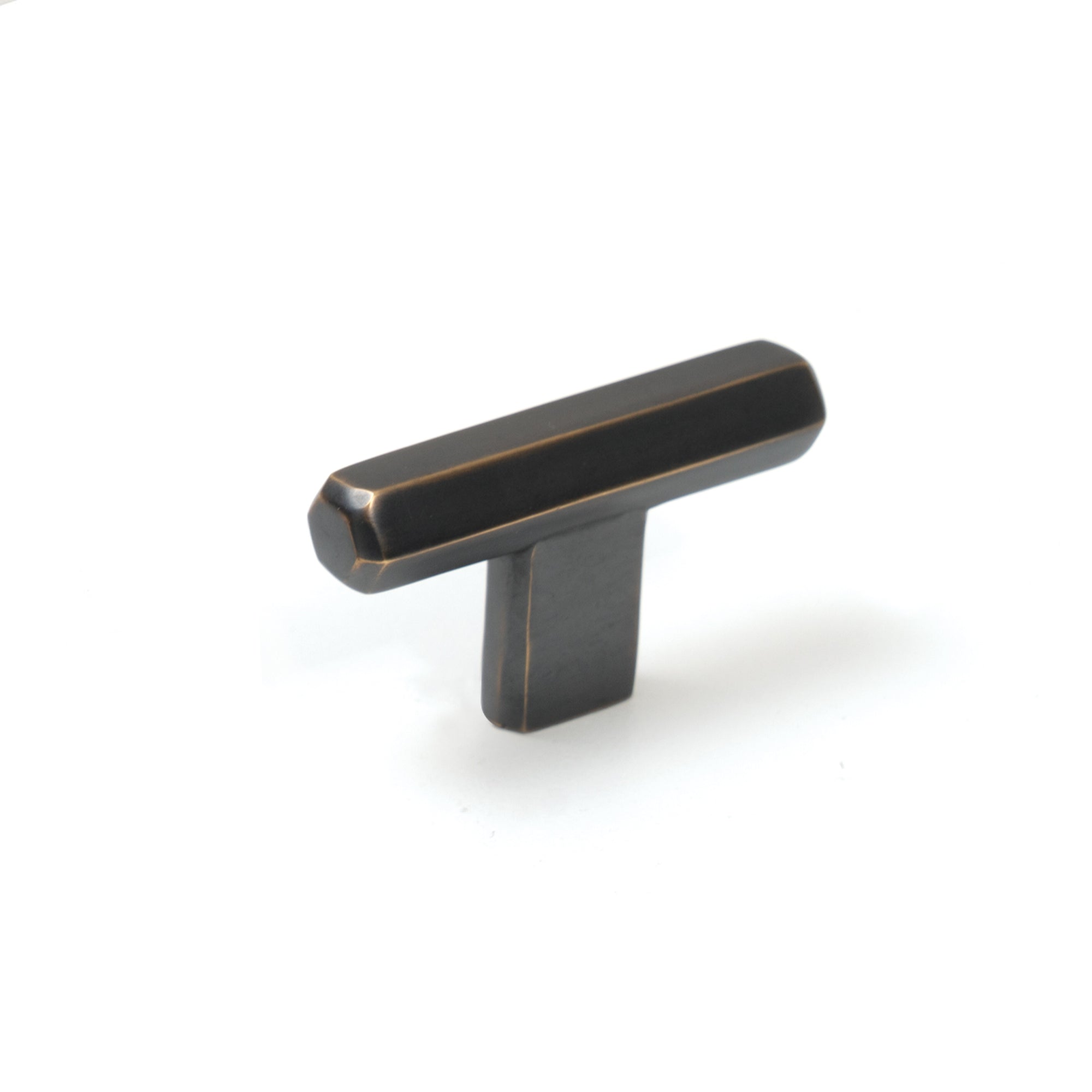 Hendrix T Knob 60mm Antique Brass