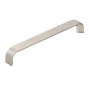 Kempten D Handle 224mm Aluminium Brushed Nickel