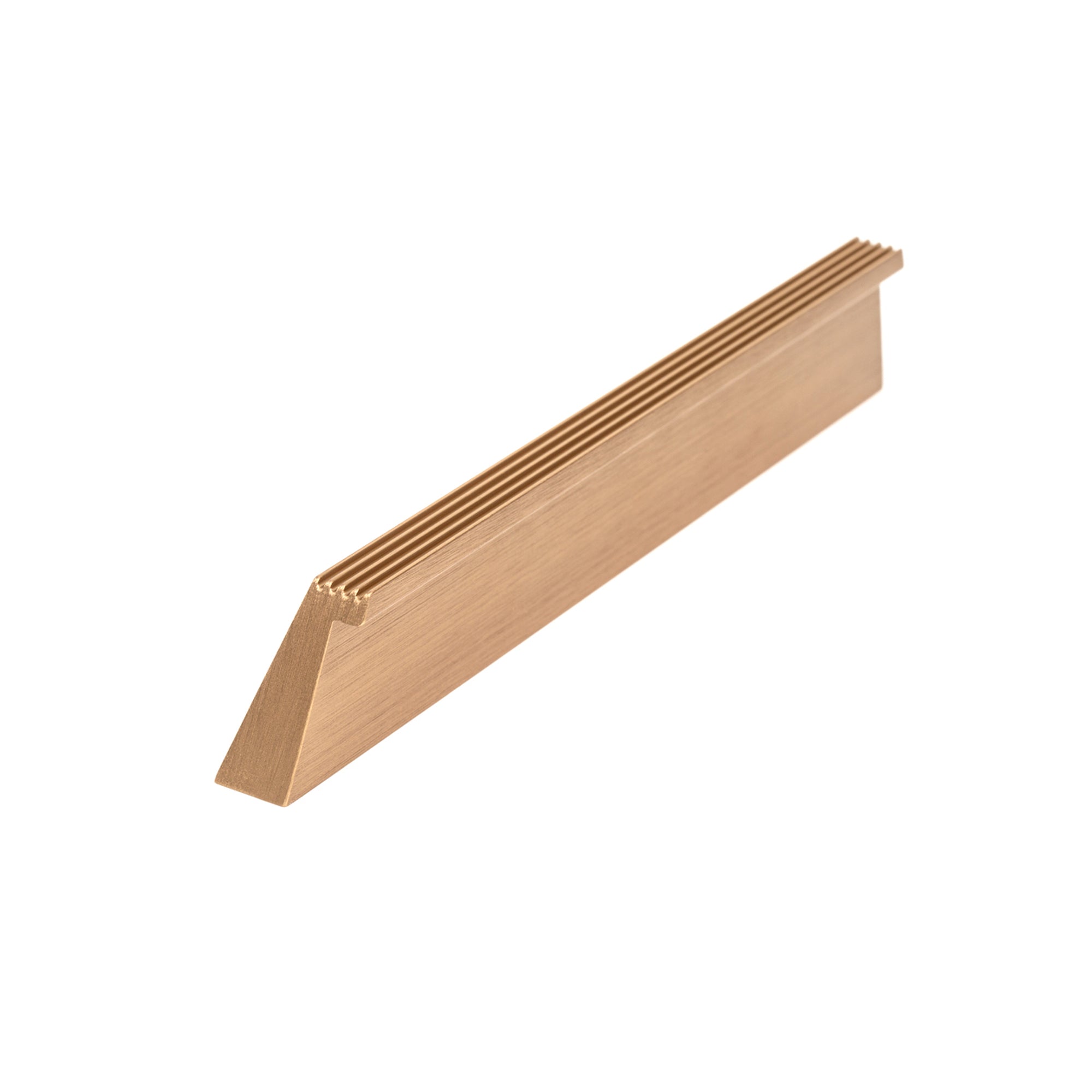 Rail 160mm D Handle Brushed Dark Brass