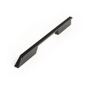 Rail 192mm D Handle Brushed Black