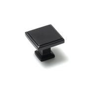 Momo Lucca Square Knob 30mm Matt Black