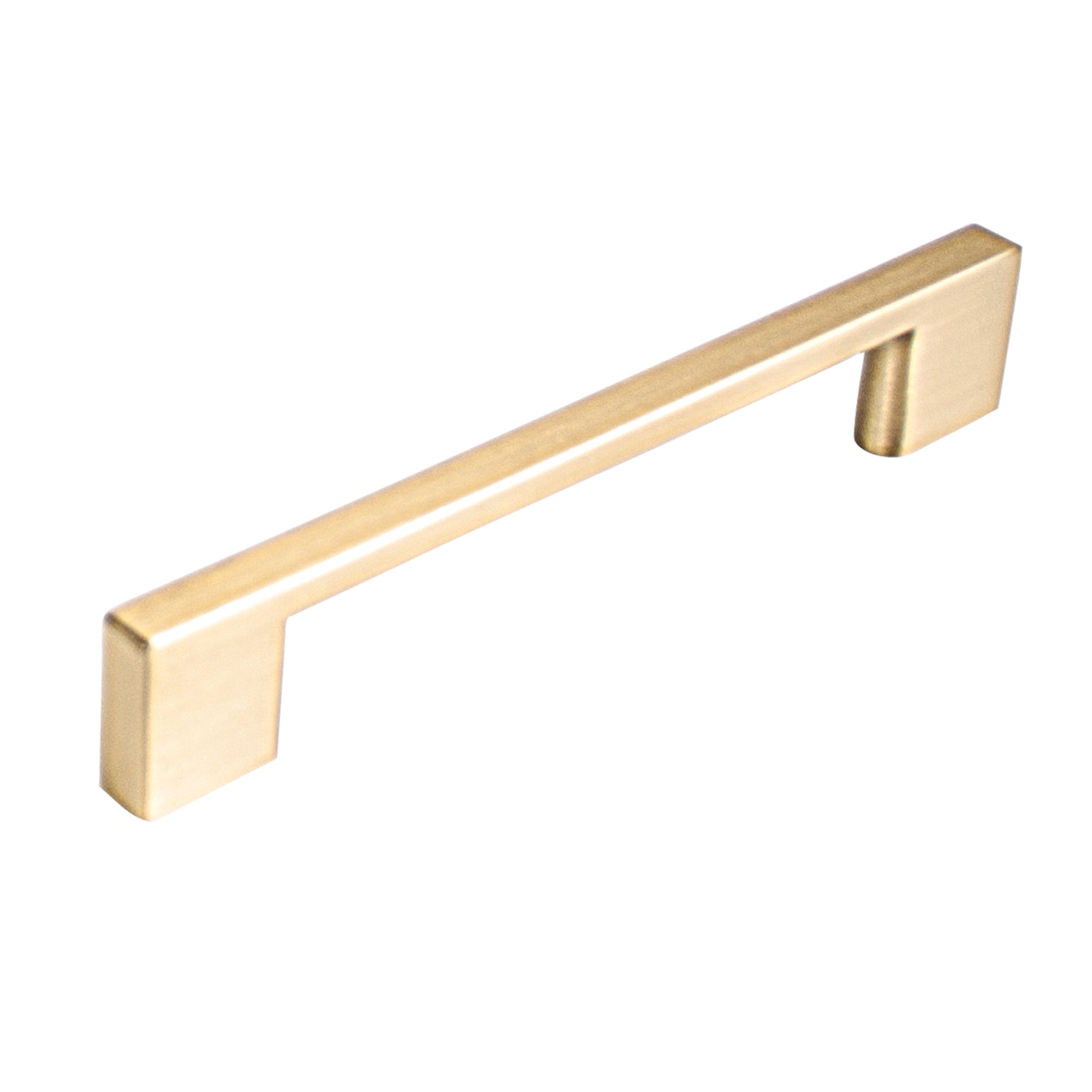 Livorno D Handle 128mm Brushed Matt Brass