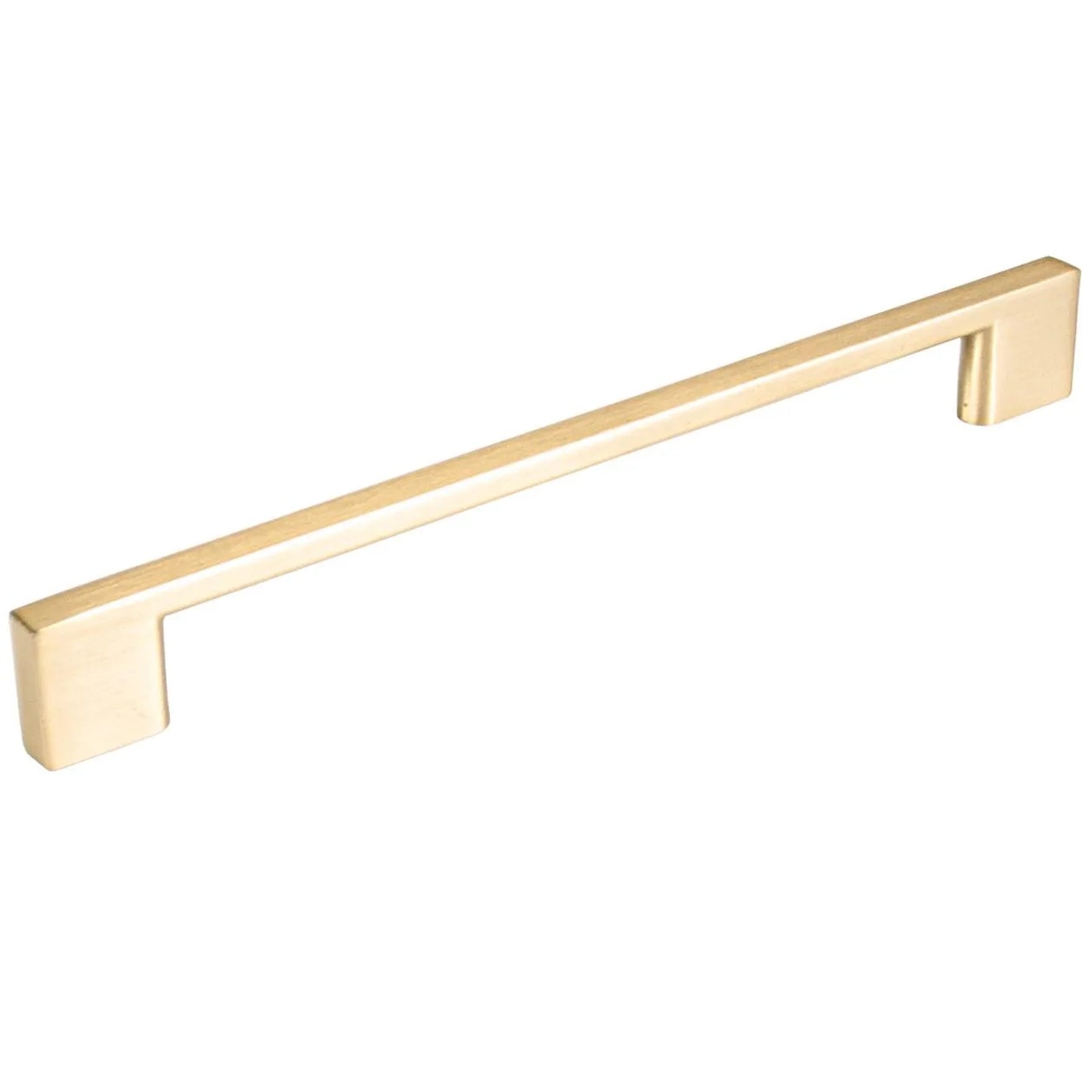 Livorno D Handle 192mm Brushed Matt Brass