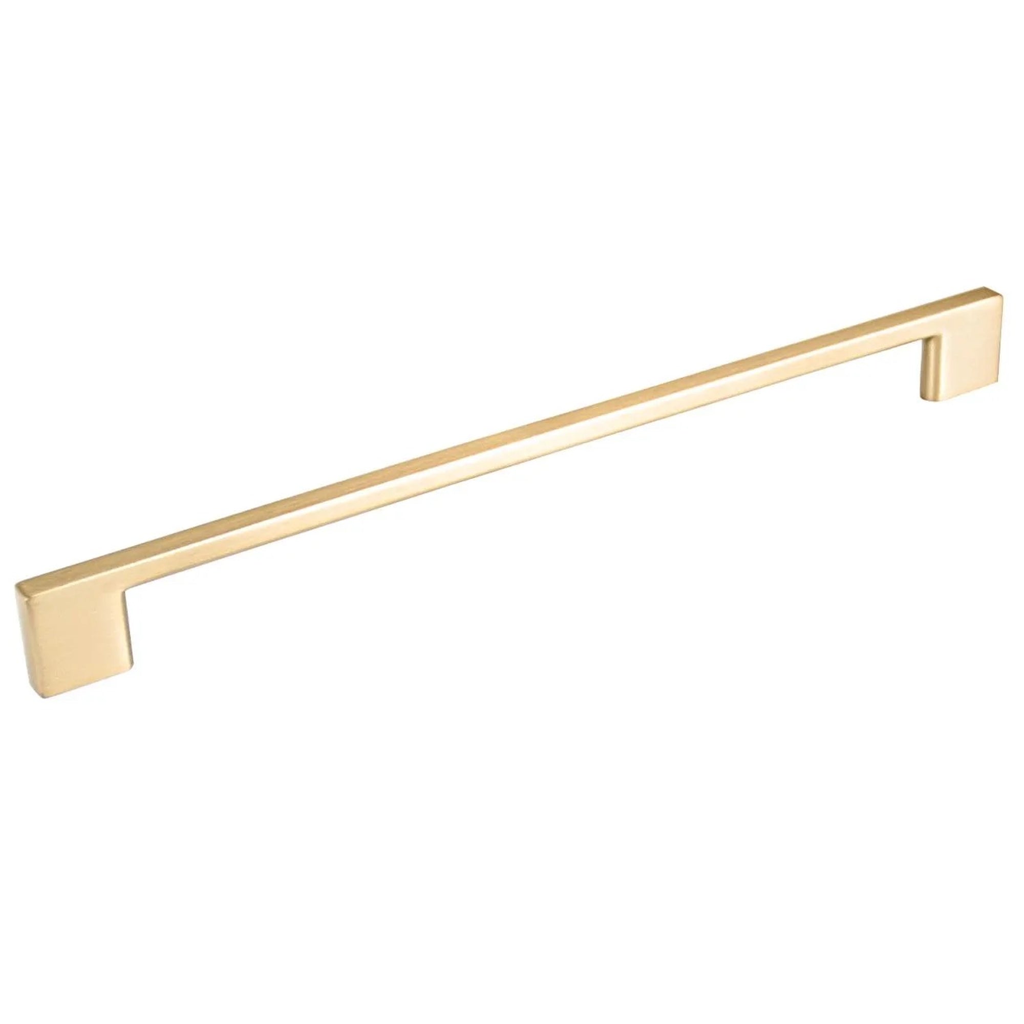 Livorno D Handle 256mm Brushed Matt Brass