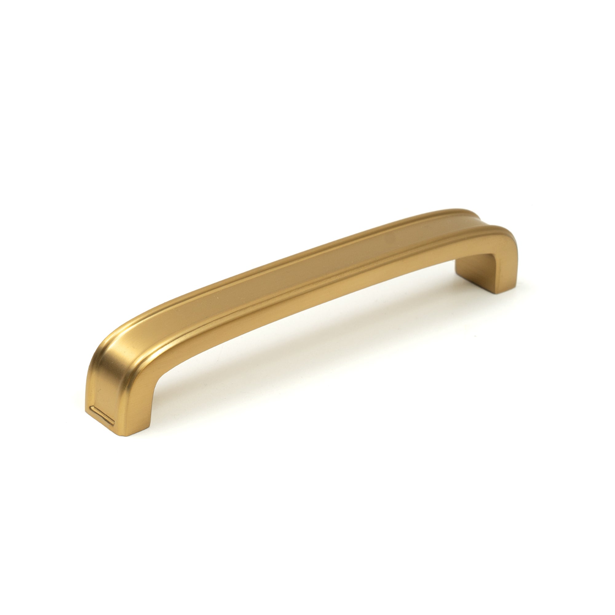 Monaco 160mm D Handle Brushed Satin Brass