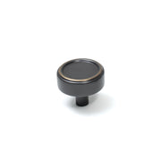 Monaco 36mm Round Knob Antique Brass
