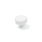 Monaco 36mm Round Knob Matt White