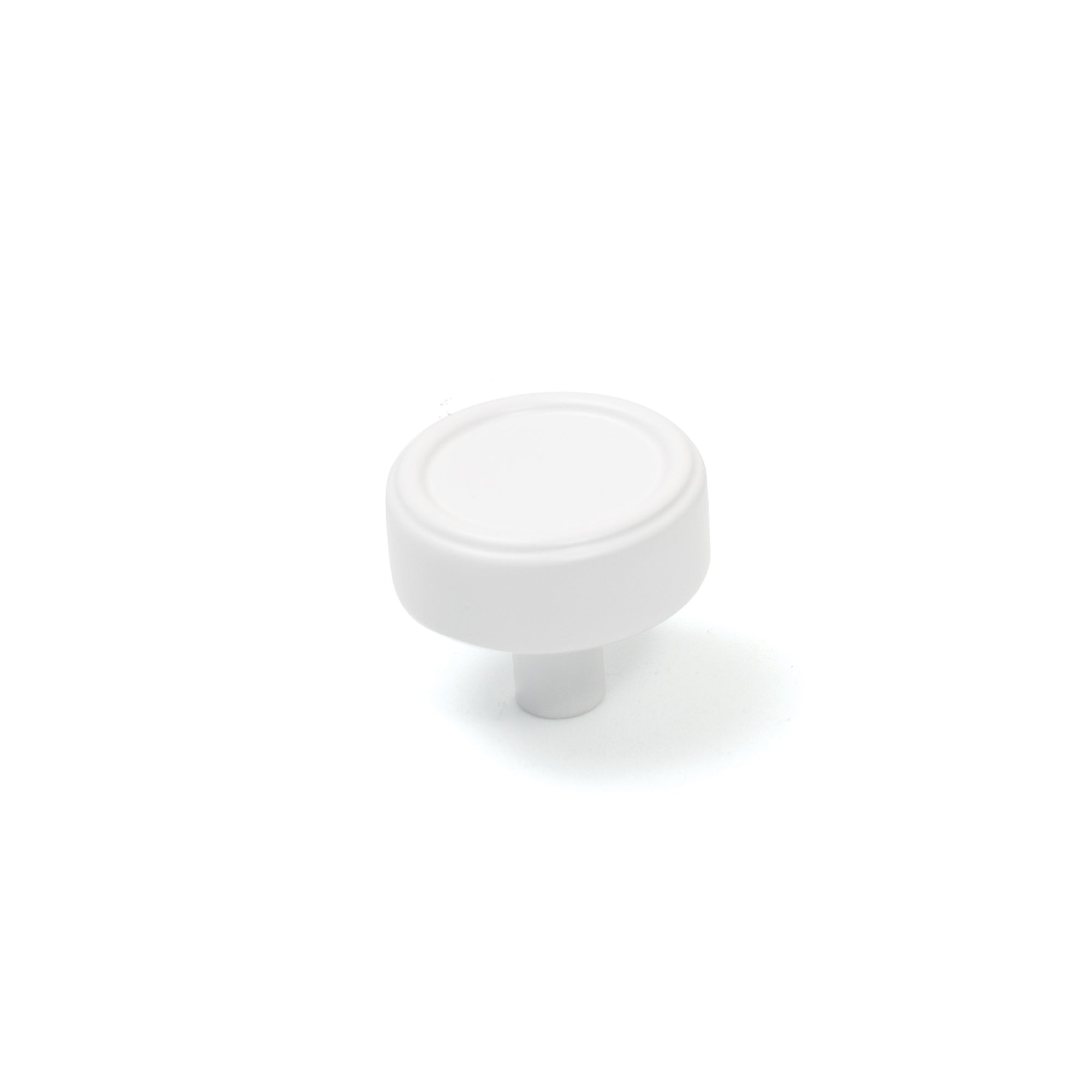 Monaco 36mm Round Knob Matt White