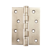 Momo Solid Brass Hinge 100mm x 76mm Dull Brushed Nickel