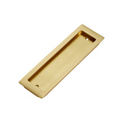 Momo Handles Cavity Slider Flush Pull Brushed Satin Brass