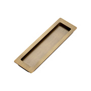 Momo Handles Cavity Slider Flush Pull Dark Brushed Brass