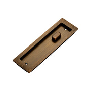 Momo Handles Cavity Slider Flush Pull Privacy Lock Kit Bronze
