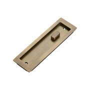 Momo Handles Cavity Slider Flush Pull Privacy Lock Kit Dark Brushed Brass
